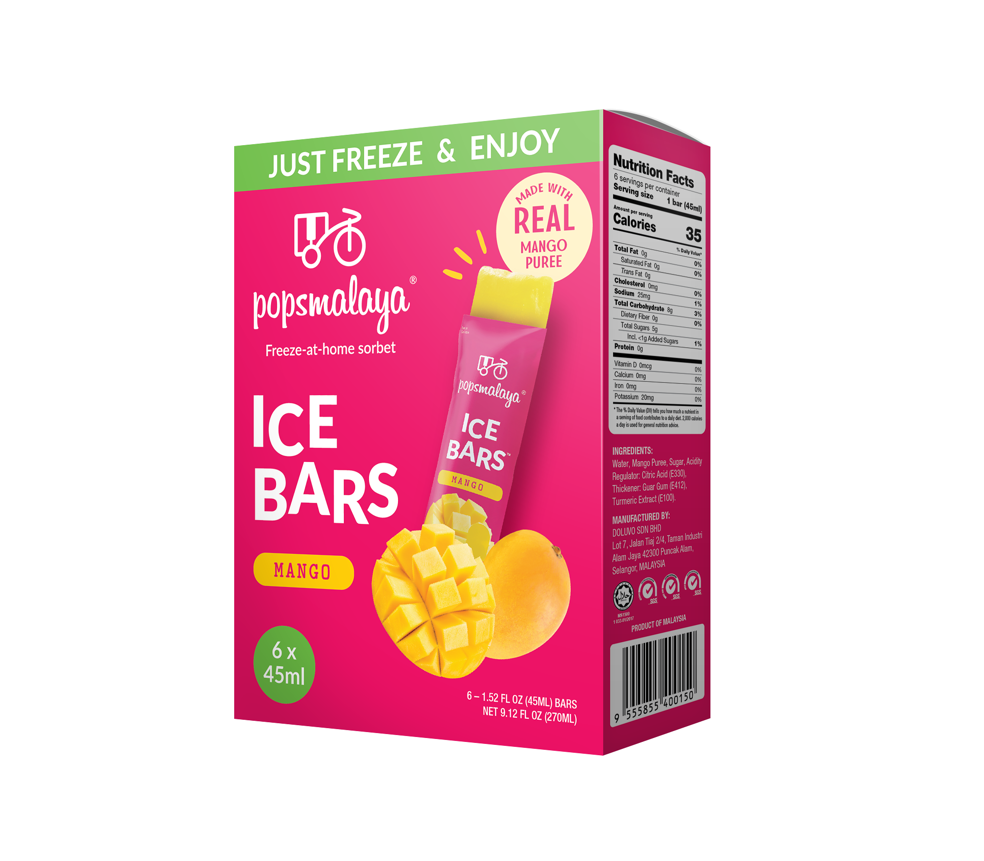Ice Bars Mango